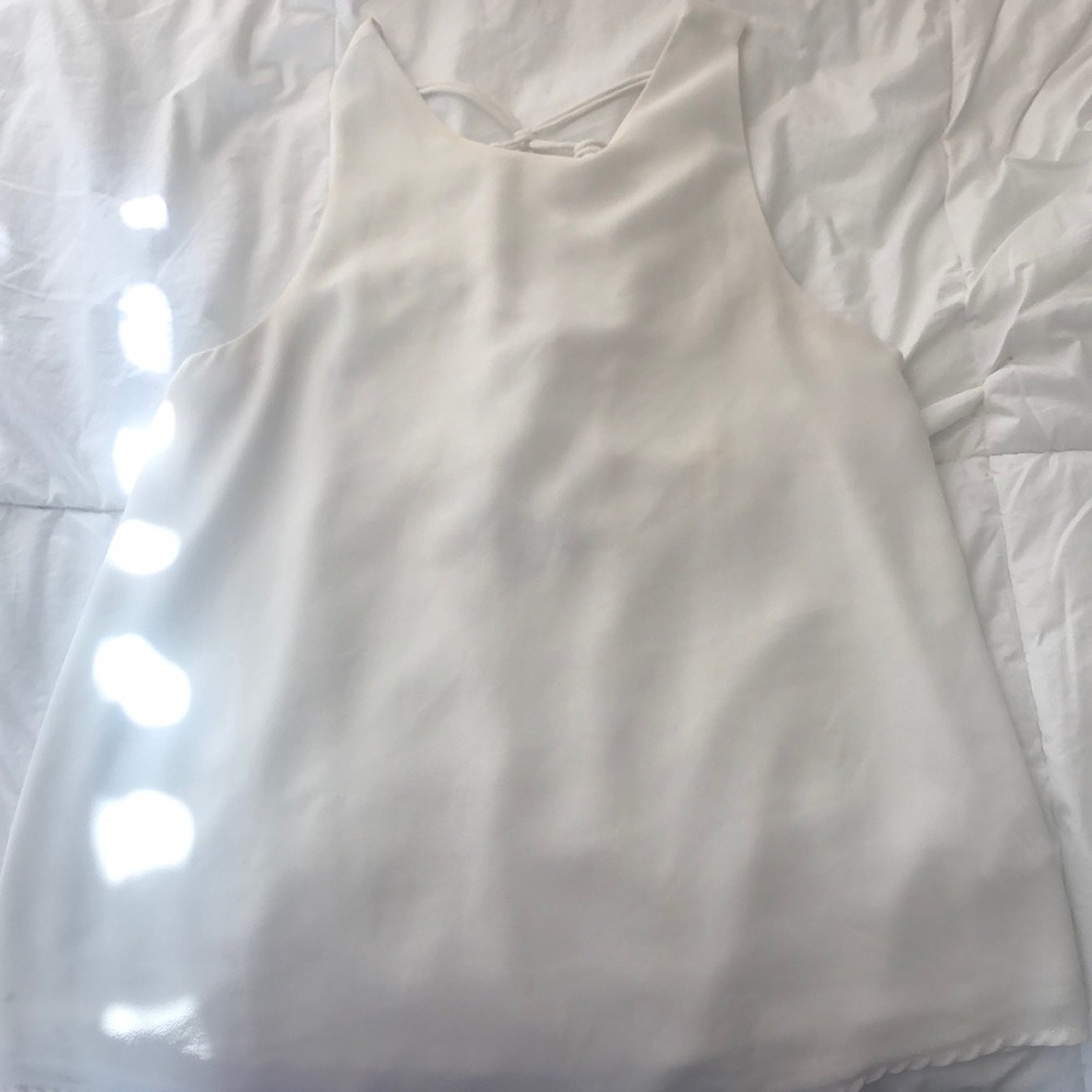 White tank top